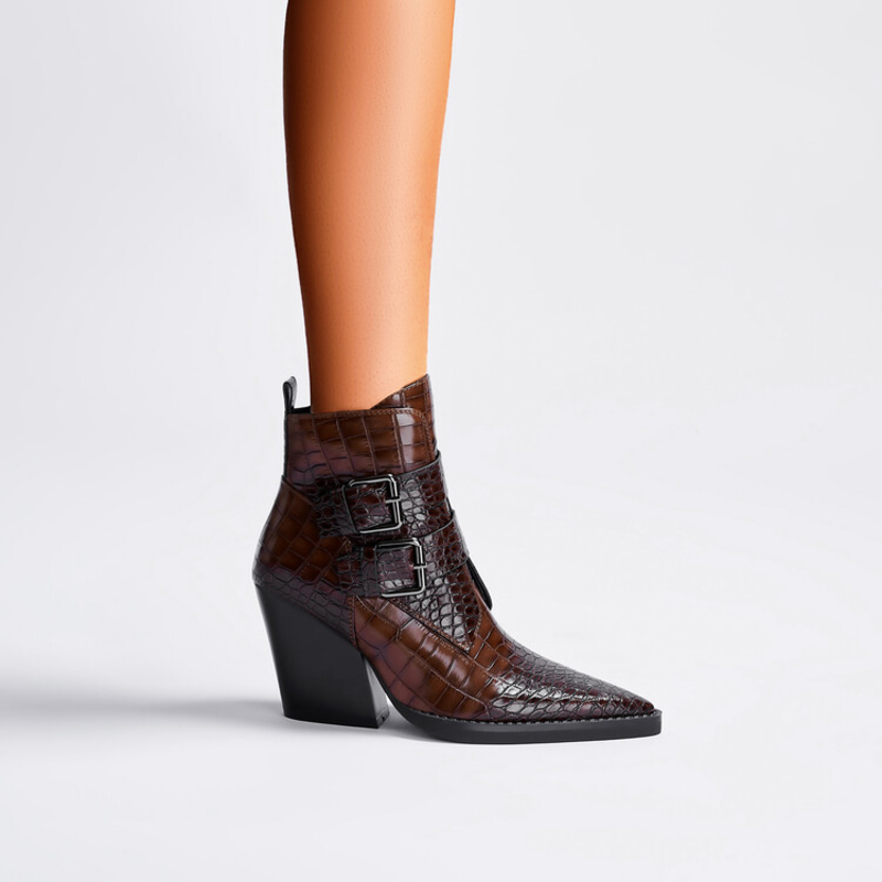 Darcey | Buckle Boots
