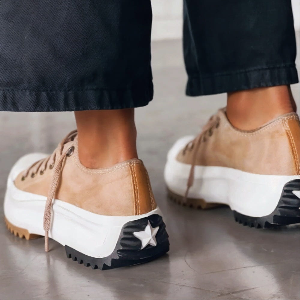 Women's Chunky Platform Lace-Up Orthopedic Shoes