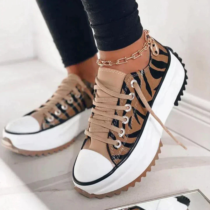 Women's Chunky Platform Lace-Up Orthopedic Shoes