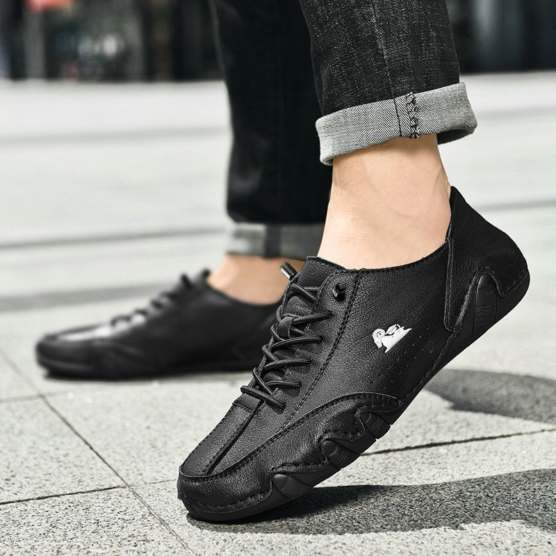 Women's Orthopedic Barefoot Leather Shoes Wide Toe Box