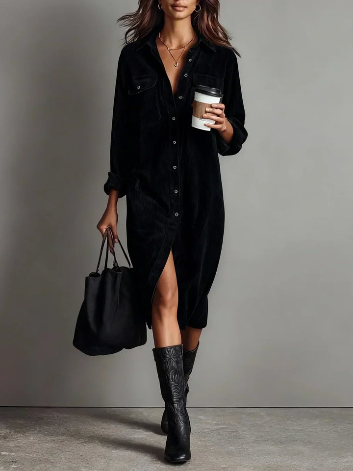 Elle | Chic Flared Hem Dress