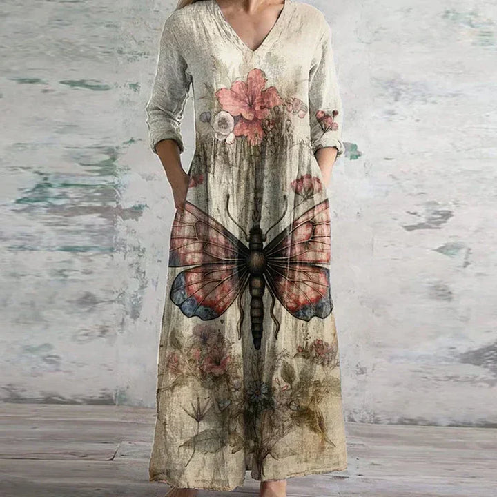Kristen | Elegant Retro Maxi Dress