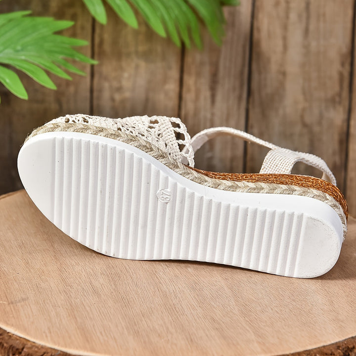 Women's Orthopedic Crochet Espadrille Sandals Adjustable