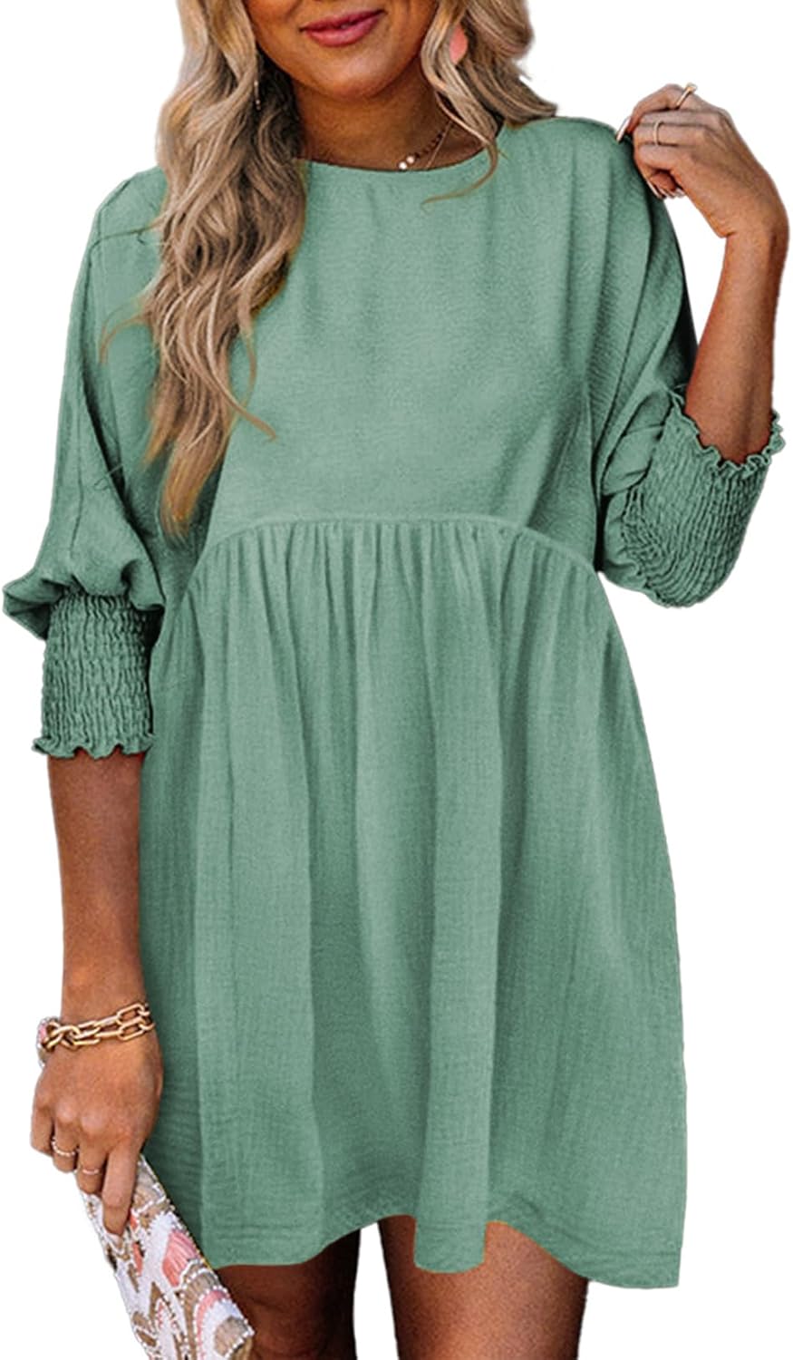 Evelyn | Ruched Summer Day Dress