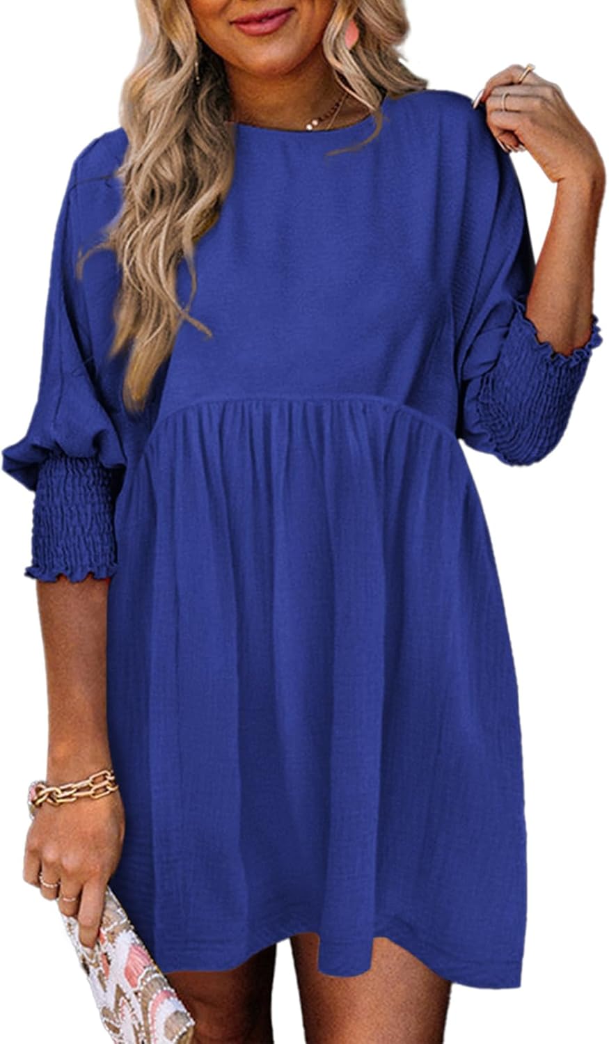 Evelyn | Ruched Summer Day Dress