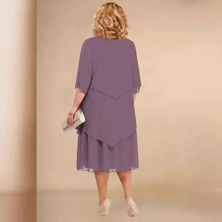 Ellen | Elegant Chiffon Dress