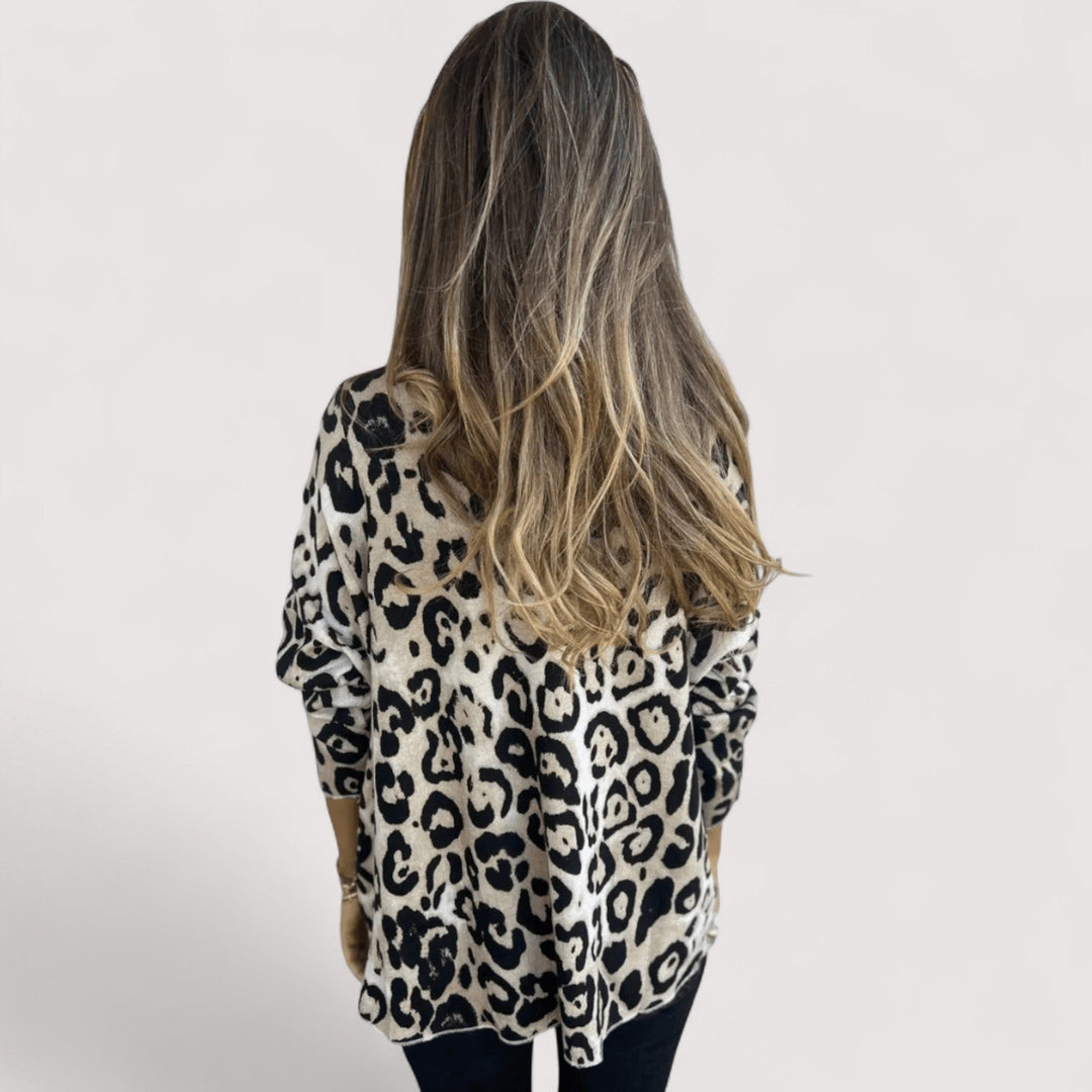 Astrid | Lightweight Leopard Print Top