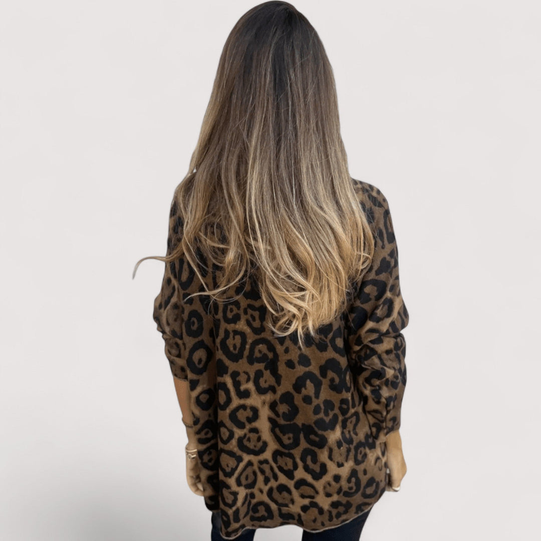 Astrid | Lightweight Leopard Print Top