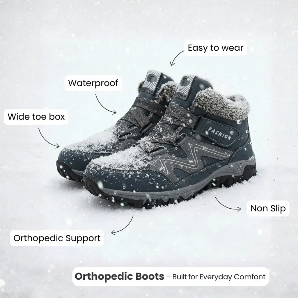 Anne | Comfort Orthopedic & Waterproof Boots