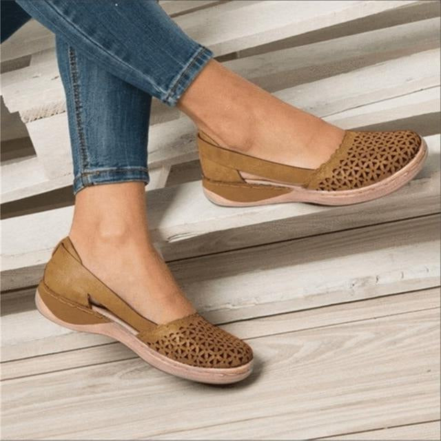 Orthopedic Wide Fit Cutout Slip-On Bunion Shoes