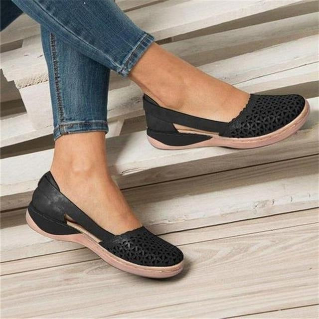 Orthopedic Wide Fit Cutout Slip-On Bunion Shoes