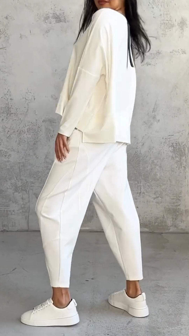 Nora | Women's 2 Piece Lounge Set Long Sleeve Top and Pants