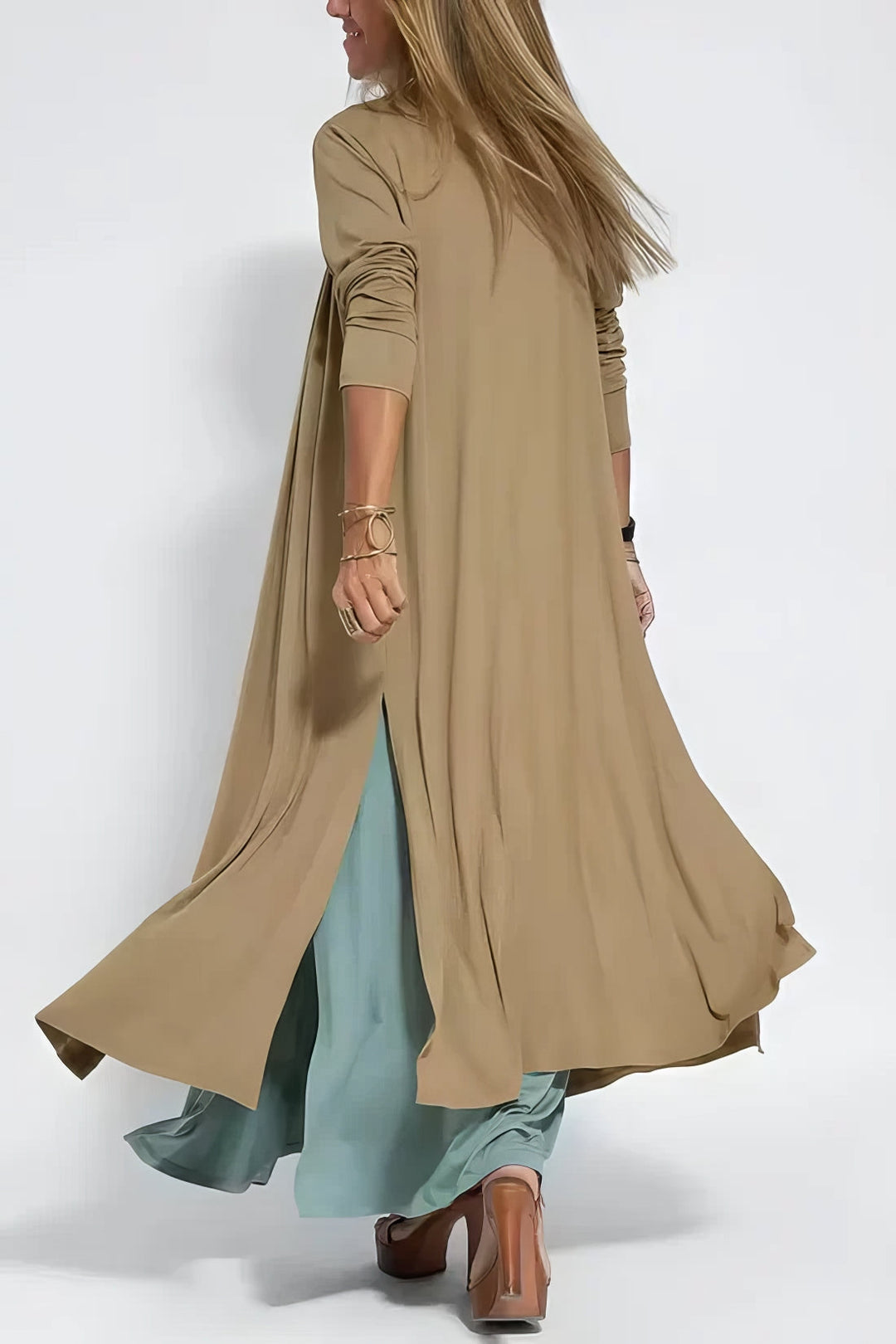 Juno | Elegant Long Dress with Coordinated Cardigan