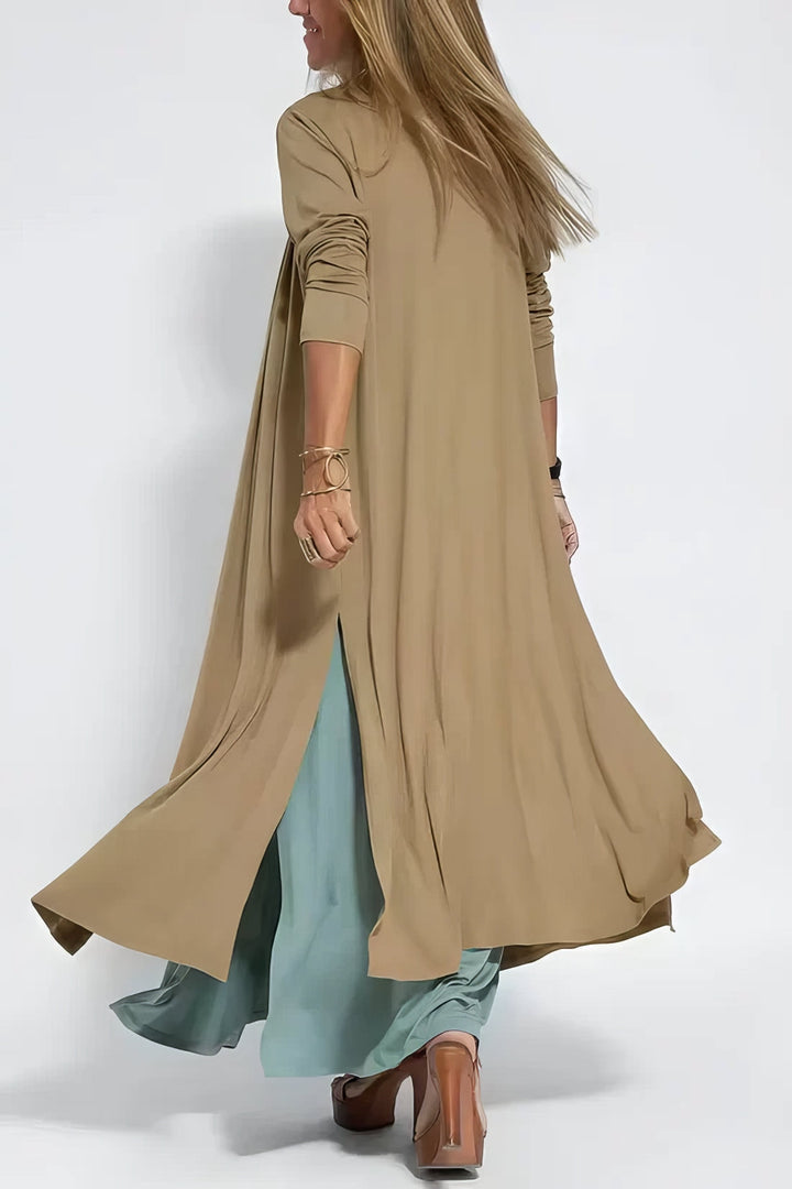 Juno | Elegant Long Dress with Coordinated Cardigan