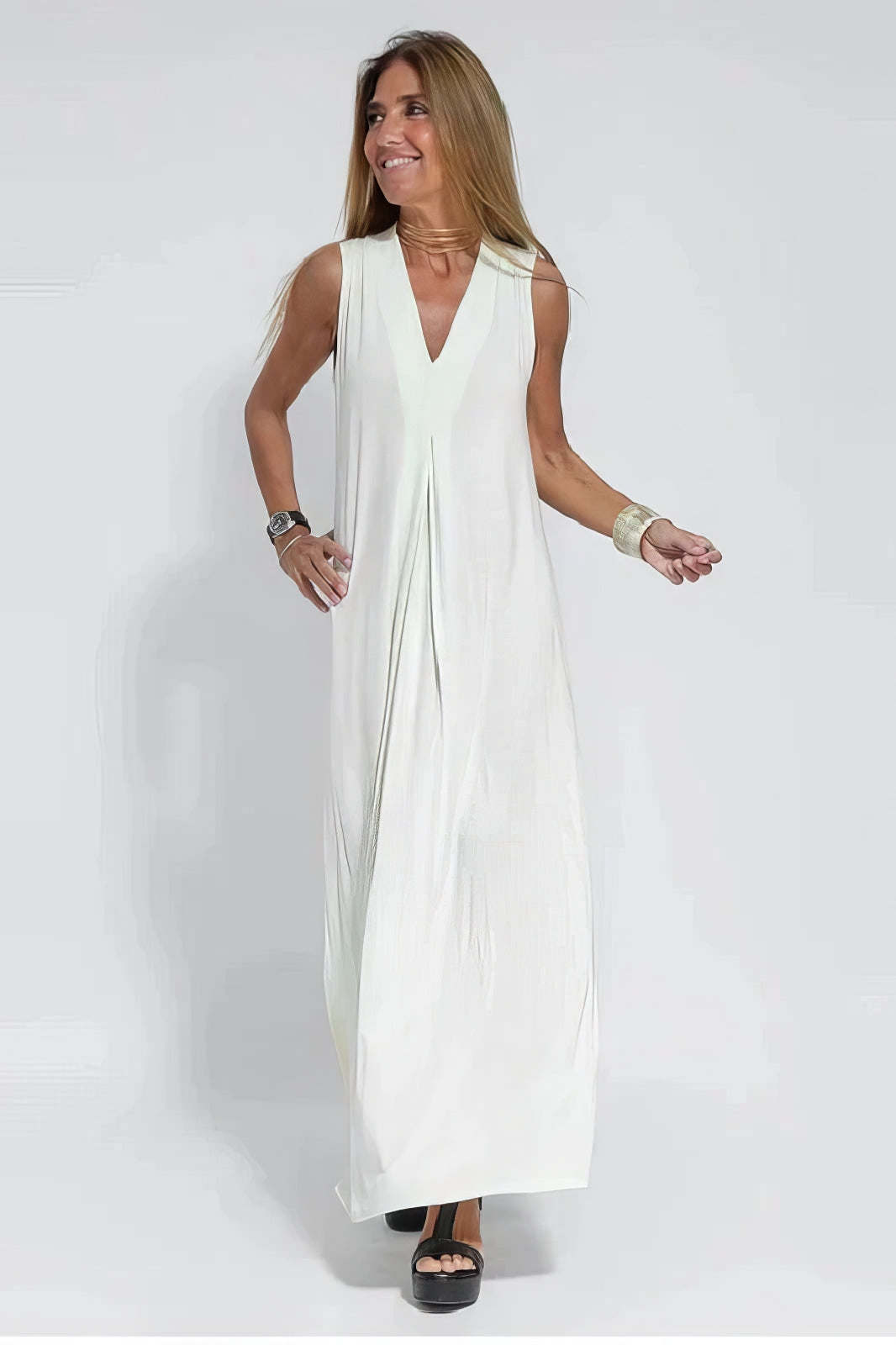 Juno | Elegant Long Dress with Coordinated Cardigan